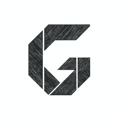 Poster - Geometric Letter G Design