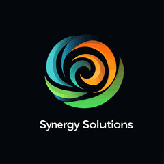 Poster - Abstract Logo for Synergy Solutions