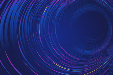 Poster - Color spiral vortex Internet technology background