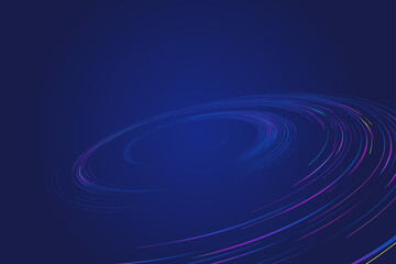 Poster - Color spiral vortex Internet technology background