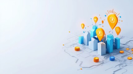 Aufkleber - Visualization of career growth opportunities using digital mapping