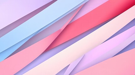 Fototapete - cut paper layers, creating an abstract, modern look.
