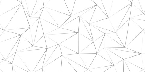 Leinwandbilder - Abstract low poly geometric triangle grid background. Mockup isolated on white background. Retro of geometric shapes. Stock vector technology graphic web design wallpaper template, vector illustration