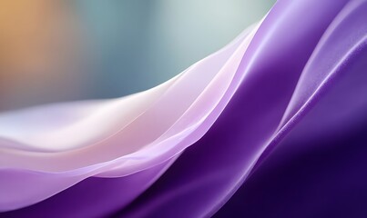 Wall Mural - a sleek and modern phone wallpaper with an abstract purple background, generative ai