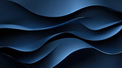Poster - Glowing blue abstract shape, dark grainy black blue background, noise texture futuristic dynamic poster header cover wallpaper banner backdrop design illustration