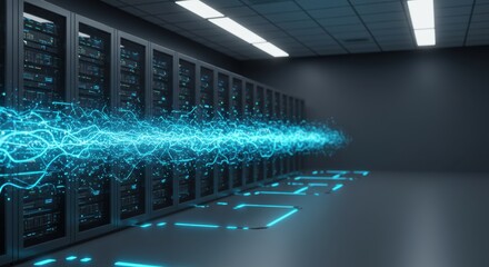 Poster - Futuristic Data Center: High-Speed Data Transfer and Digital Networks