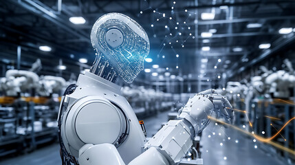 Poster - An AI powered system enhancing energy efficient manufacturing by analyzing production data, machine performance, and energy consumption to optimize manufacturing processes and reduce waste