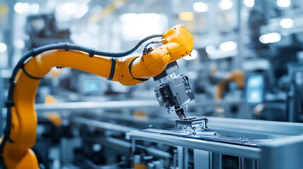 Poster - An AI powered system enhancing manufacturing quality control by analyzing product defects, assembly line performance, and material quality to improve production efficiency