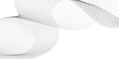 Poster - Abstract grey smooth element swoosh speed wave modern stream background. Abstract wave line for brochure, flyer, banner, template, wallpaper background with wave design. Abstract business wave lines.