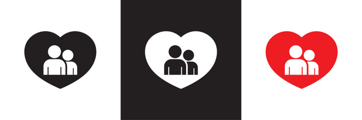 Local Community Support Icon. Vector for websites, mobile interfaces, presentations, banner, visual branding etc. Vector illustration. isolated on white and black background. EPS 10