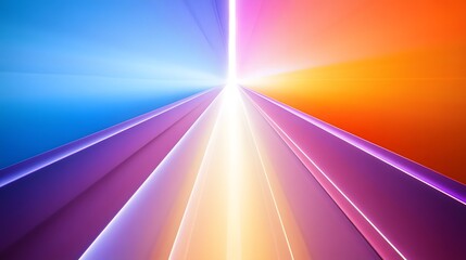 Poster - Abstract Gradient with Light Beam