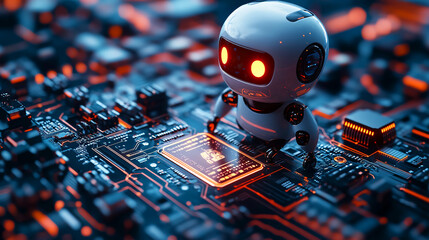 Poster - Robotics ai future technology artificial intelligence automation machine learning innovation system tech 100