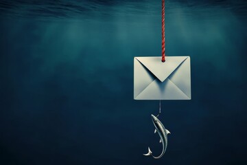 Poster - this visual highlights the dangers of phishing emails and emphasizes the need for strong cybersecuri