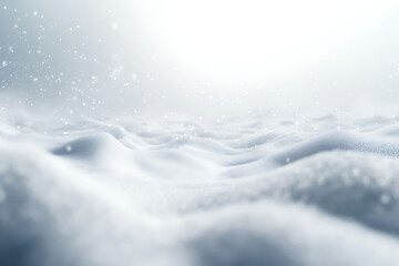 Poster - White snow background, high resolution