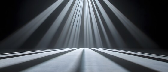 Poster - Converging Light Beams in a Dark Space
