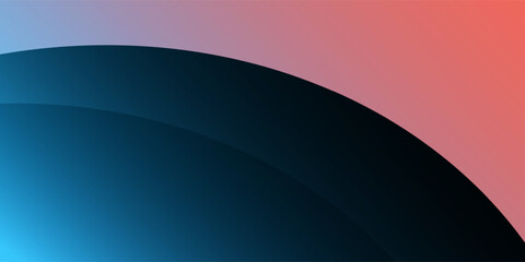 Poster - Modern abstract background with blue and pink hues, featuring smooth gradients and flowing shapes. This dynamic, futuristic design adds depth and movement, perfect for digital and graphic projects