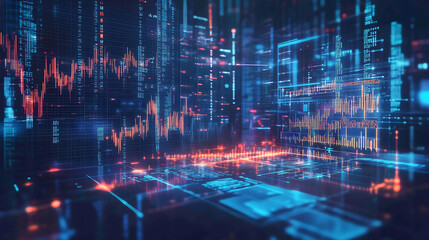 Poster - An AI powered system optimizing financial analytics by analyzing market trends, AI-assisted investment strategies, and real-time risk assessment for smarter decision-making