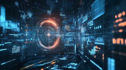 Poster - An AI powered system optimizing financial forecasting by analyzing market data, economic trends, and business performance to predict financial outcomes and risks