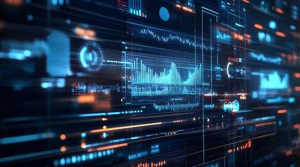 Poster - An AI powered system optimizing financial risk management by analyzing market trends, investment portfolios, and economic indicators to predict financial outcomes