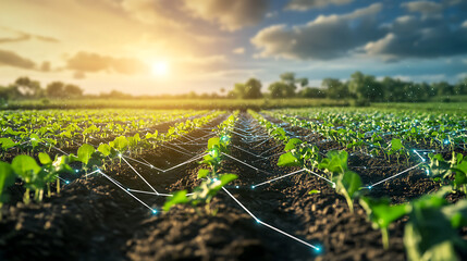Poster - an ai powered system optimizing food production by analyzing agricultural data, ai-assisted crop man