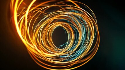 Leinwandbilder - abstract fractal background with circles