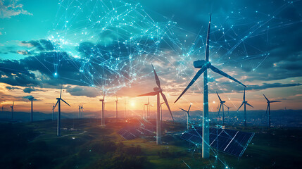 Poster - an ai powered system optimizing renewable energy production by analyzing weather patterns, solar eff