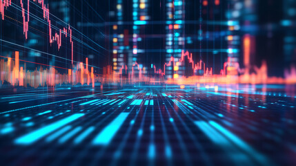 Poster - An AI powered system transforming finance by analyzing market trends, AI-assisted investment strategies, and real-time risk management for smarter trading decisions