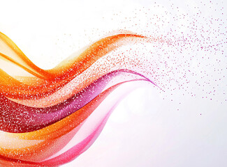 Aufkleber - abstract colorful wave background