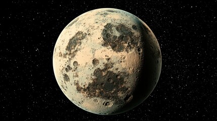 Wall Mural - A planet that exists in multiple dimensions at once.