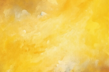 Poster - abstract yellow background. hand painted yellow watercolor background vibrant watercolor background 