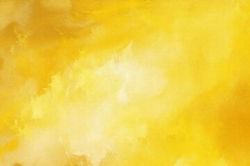 Poster - abstract yellow background. hand painted yellow watercolor background vibrant watercolor background 