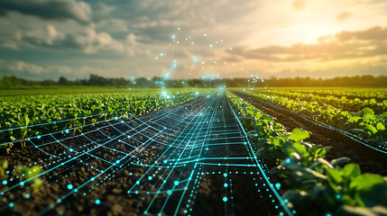 Poster - an ai powered system enhancing smart agriculture by analyzing crop data, ai-assisted yield predictio