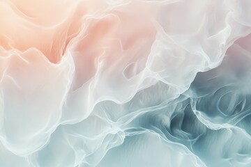 Poster - Abstract digital background showcasing soft flowing patterns in pastel colors
