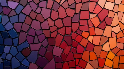 Aufkleber - Colorful mosaic tile pattern background for arts, crafts, and texture needs