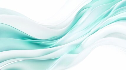 Fototapete - Abstract surface on background in slow motion. Seamless loop.