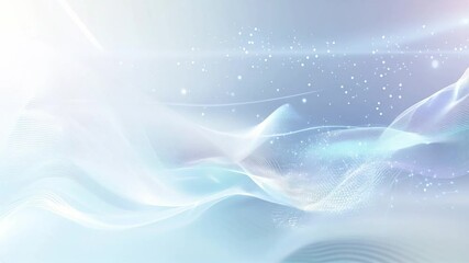 Poster - abstract blue background with stars