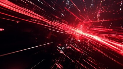Fototapete - Technology light lines background