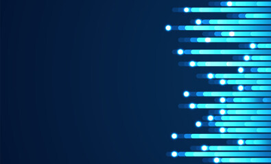 Poster - Big data visualization. Social network, financial analysis of complex databases. Data mining. Vector technology background. Information analytics concept.