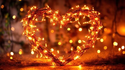 Poster - twinkling fairy lights, creating a warm and magical atmosphere.