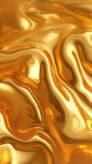 Fototapete - Glowing fluid liquid gold texture