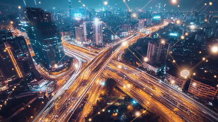 Poster - An AI powered system optimizing smart city management by analyzing traffic data, AI-assisted urban planning, and real-time city infrastructure monitoring for more efficient city operations