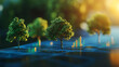 © Kale Galaxy - Visual representation of an index fund growing over the years (1)