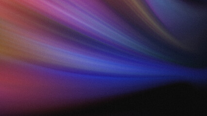 Poster - Abstract background showing smooth flowing gradients of purple blue red and orange colors in a soft style