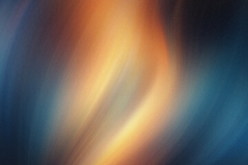 Poster - Abstract blurred background featuring a mix of orange white and blue creating a soft artistic effect