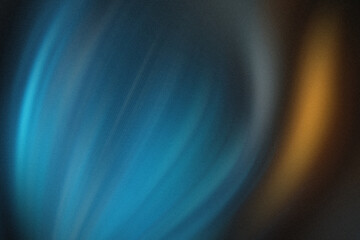 Poster - Abstract blurred background showcasing a blend of blue and orange hues creating a soft and dreamy effect
