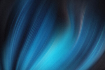 Poster - Abstract blue and black background with flowing lines creating a dynamic and modern visual effect