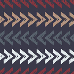 Wall Mural - Seamless Pattern. Abstract Boho Background