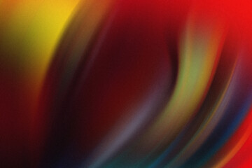 Poster - Abstract blurred colorful background with red yellow and black creating a dynamic and vibrant effect