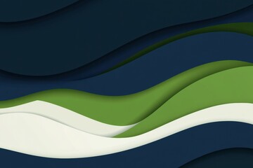 Fototapete - Smooth gradient background featuring deep blue and fresh green elements for health and fitness themes, perfect for modern presentations and digital designs