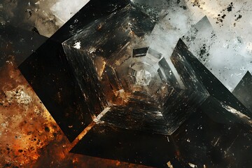 Poster - Abstract Eyes Watching Silently